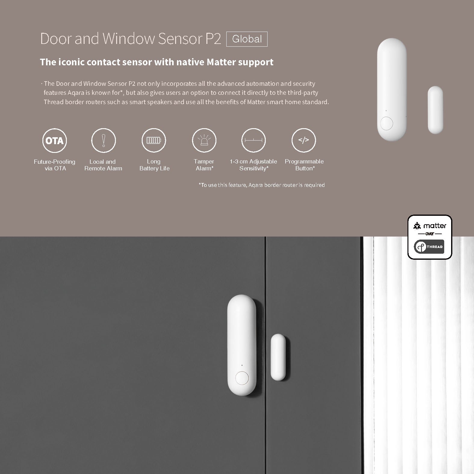 Aqara P2 Door and Window Sensor