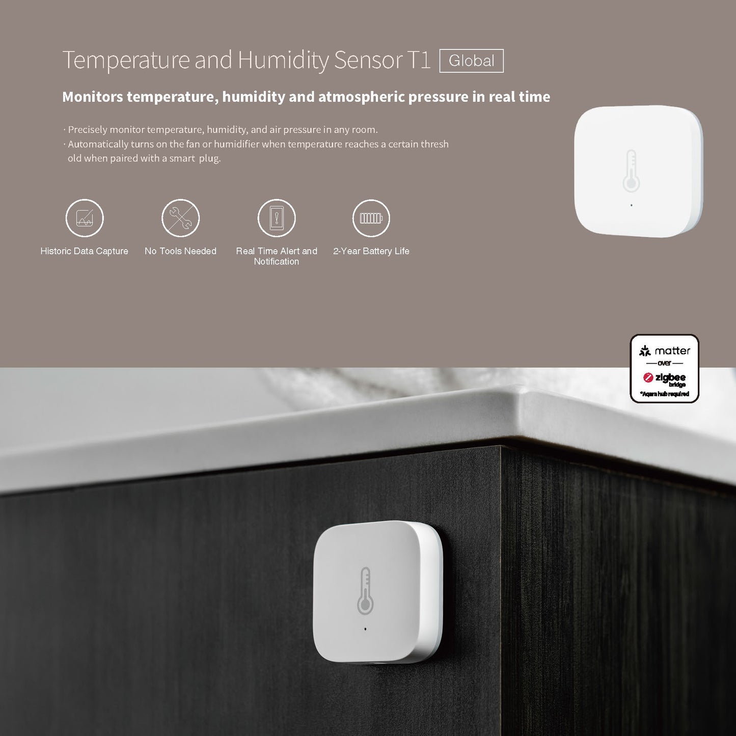 Aqara T1 Temperature and Humidity Sensor