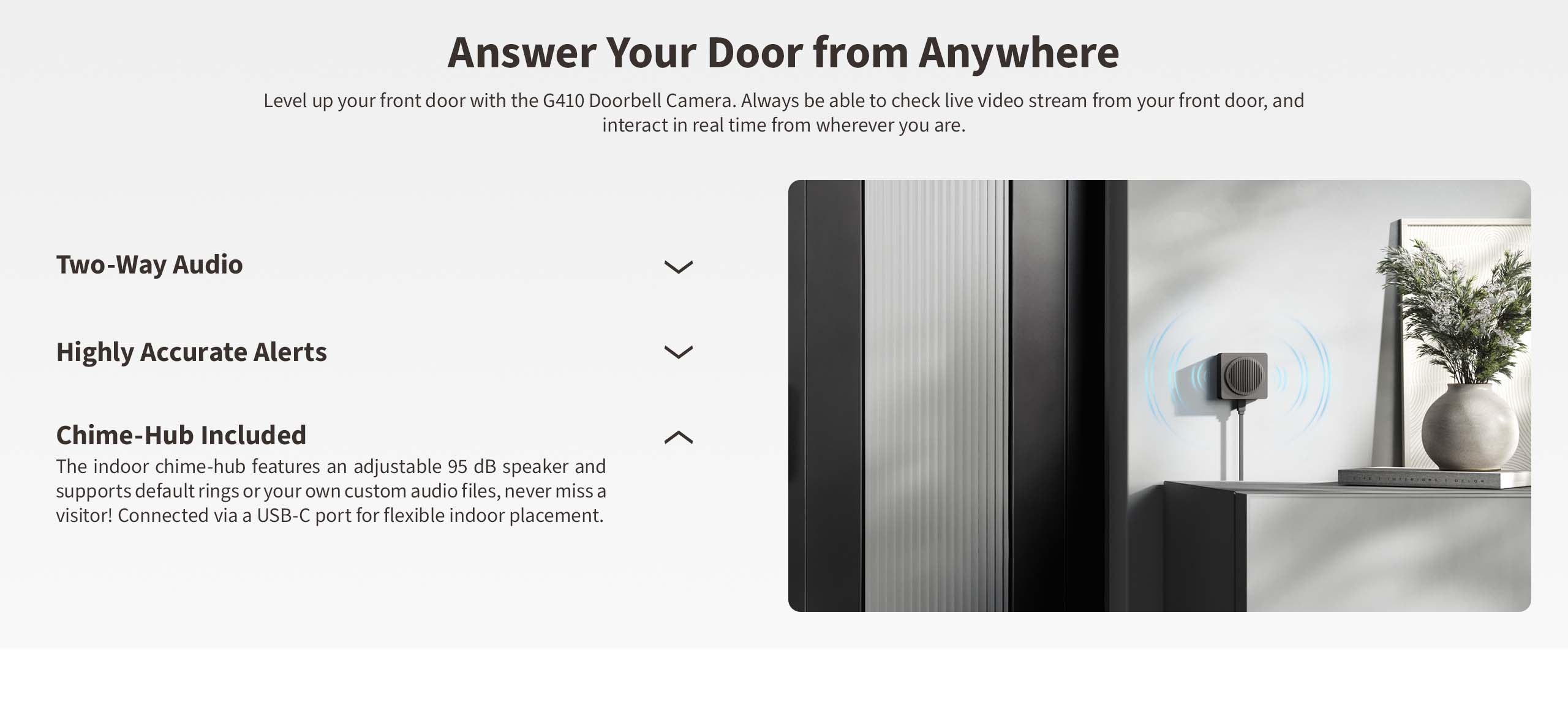 Aqara G410 Doorbell Camera Hub Select