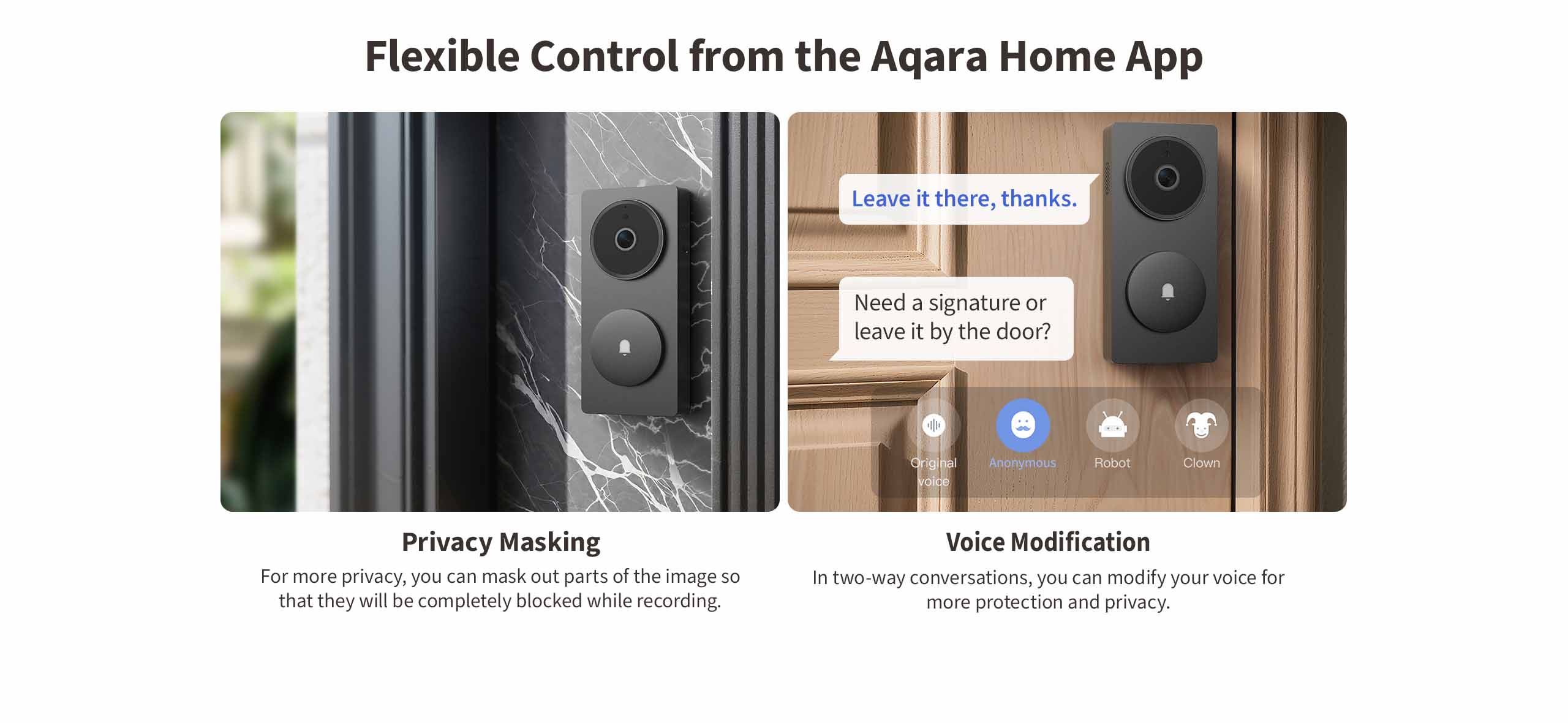 Aqara G410 Doorbell Camera Hub Select