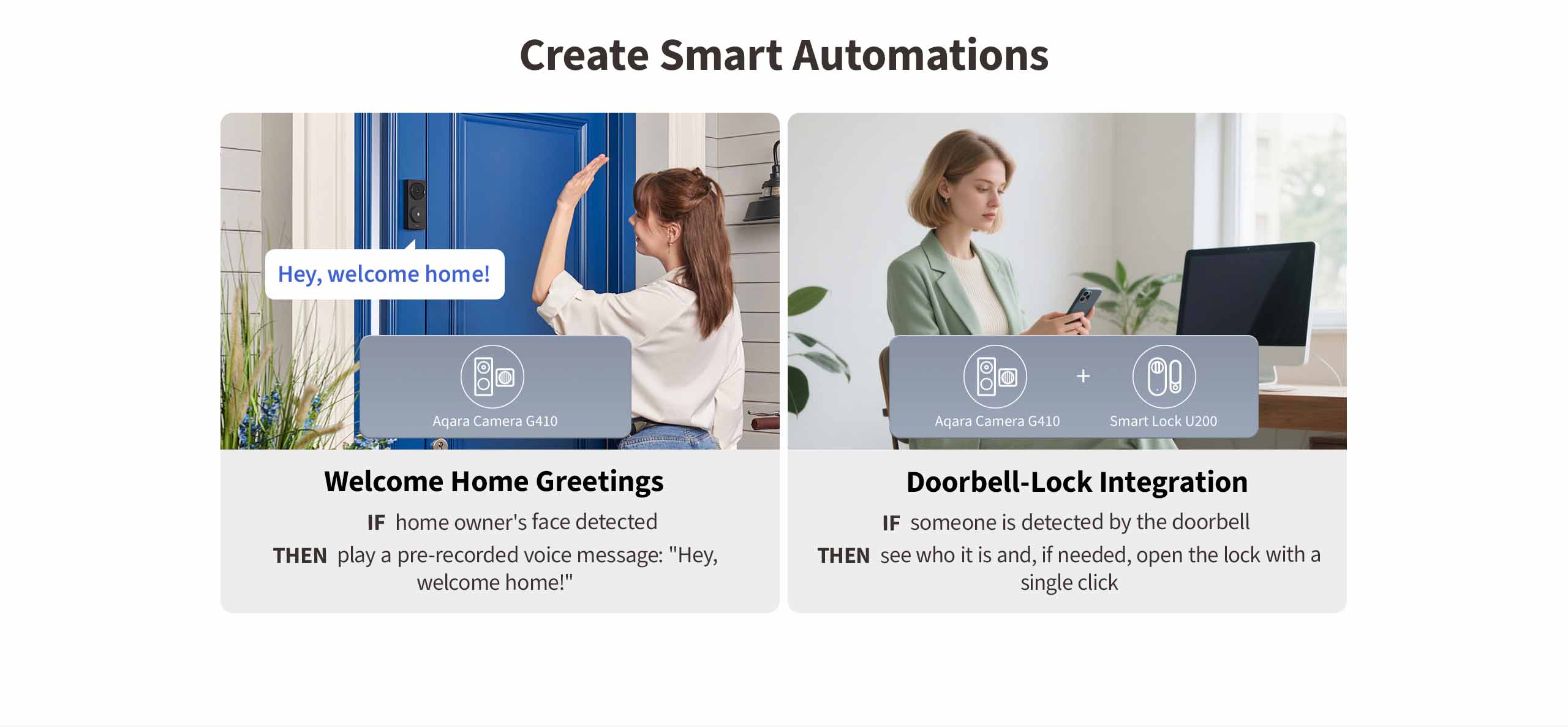 Aqara G410 Doorbell Camera Hub Select