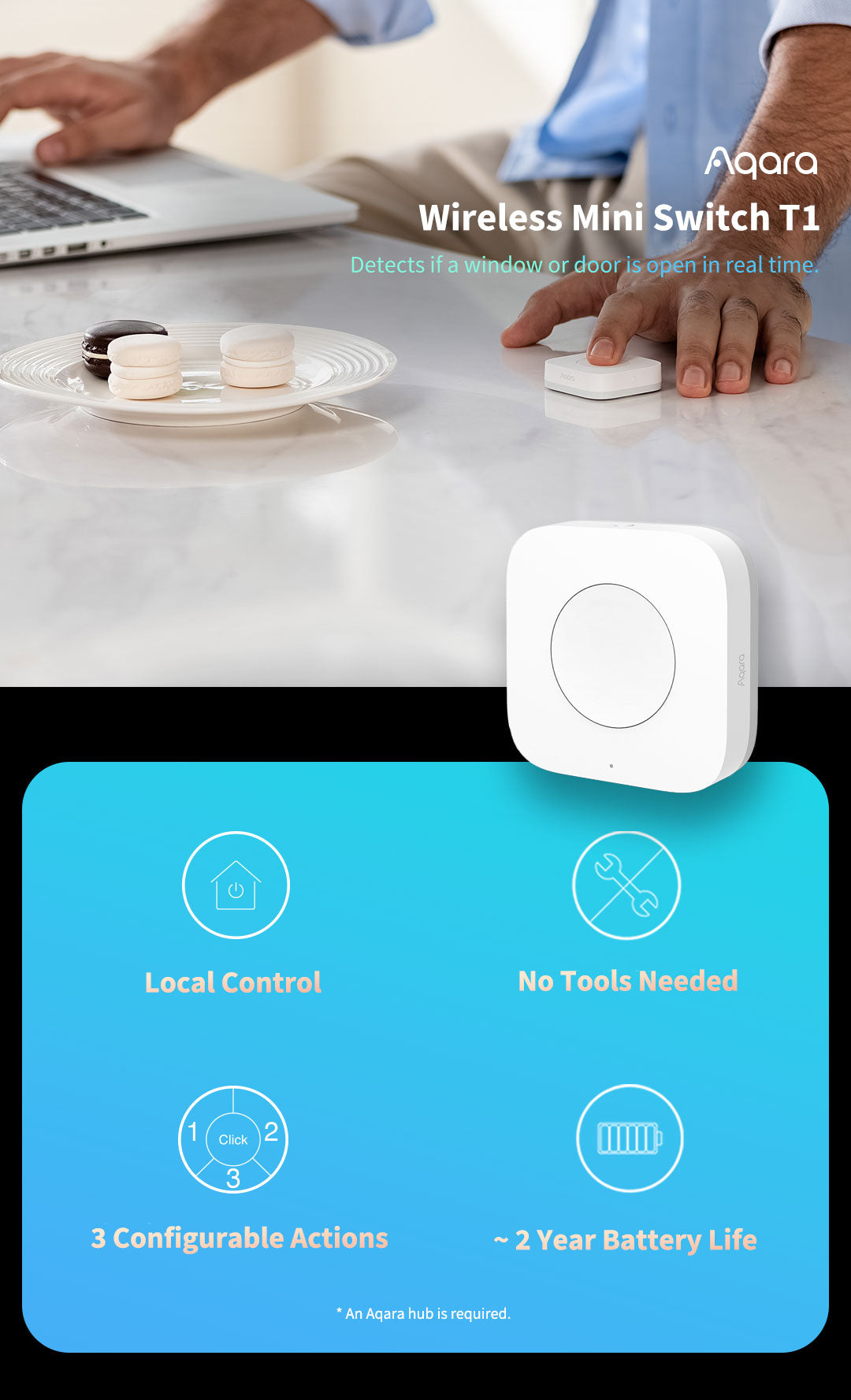 Aqara T1 Wireless Mini Switch