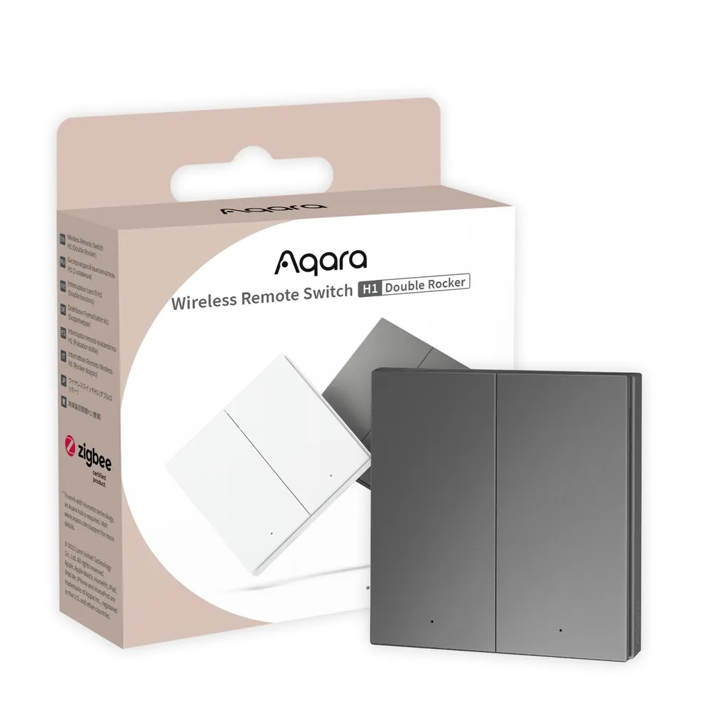 Aqara H1 Wireless Smart Wall Switch (Double Rocker)