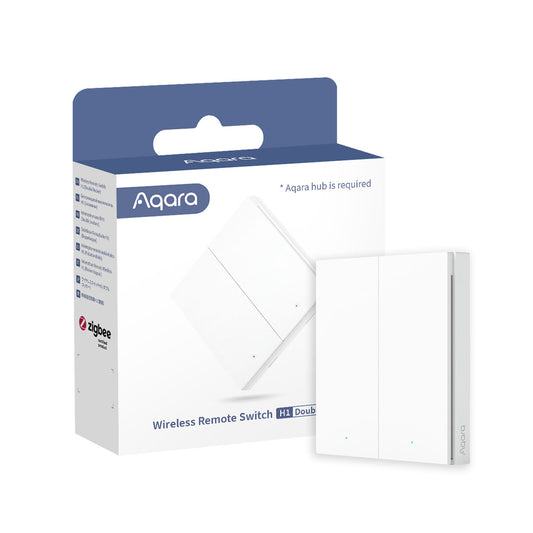 Aqara H1 Wireless Smart Wall Switch (Double Rocker)